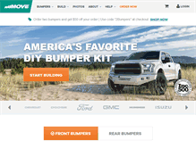 Tablet Screenshot of movebumpers.com